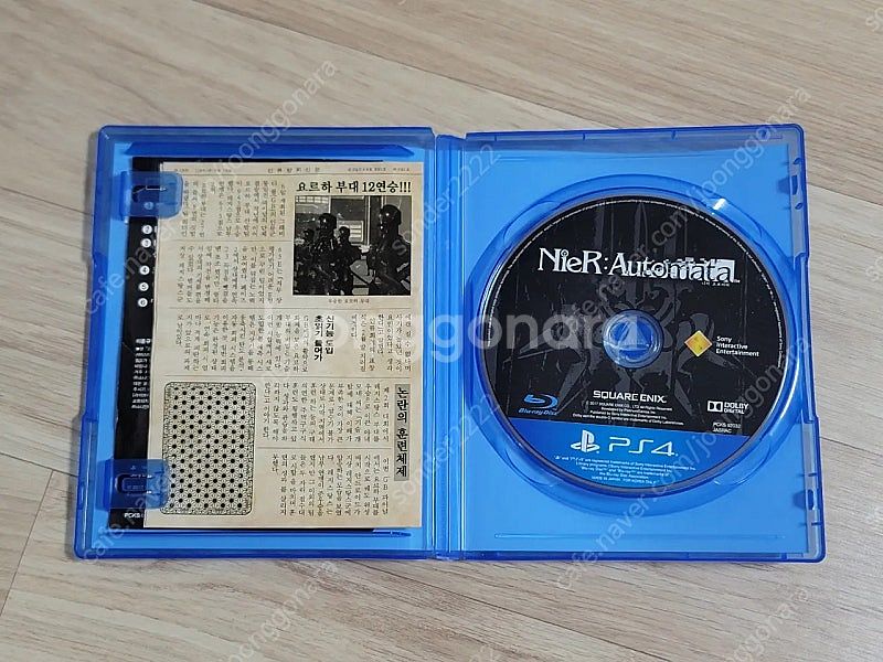 PS4 니어 오토마타. 한국어버전. 1만3천원 잘 작동...--2
