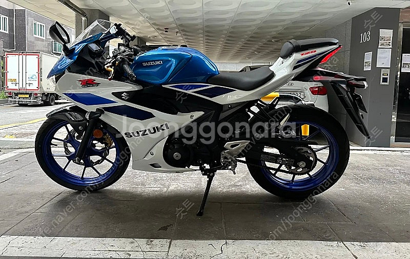 스즈키 GSX R 125 24년식 신형 블루카울--0