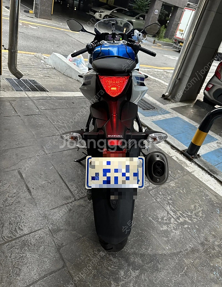 스즈키 GSX R 125 24년식 신형 블루카울--3