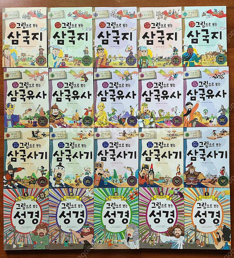 그림으로 보는 삼국사기/유사/성경/삼국지 총20권 (택...--1
