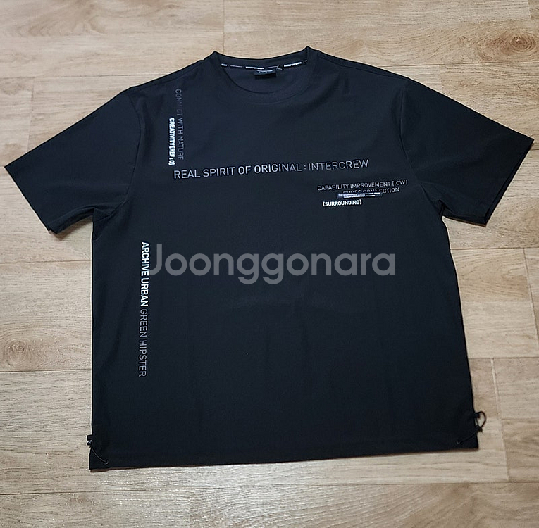 [100-105/거의새거]인터크루 냉감반팔티셔츠/남성--2