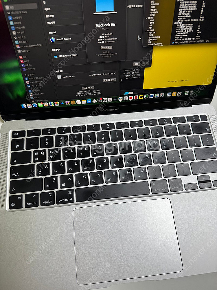 맥북에어 M1 16GB 512GB 실버--3