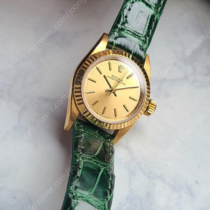 [정품] 롤렉스 여성용 오이스터퍼페추얼 옐로우골드 18K 금통 미사용급 컨디션 (Rolex OP 18K YG)