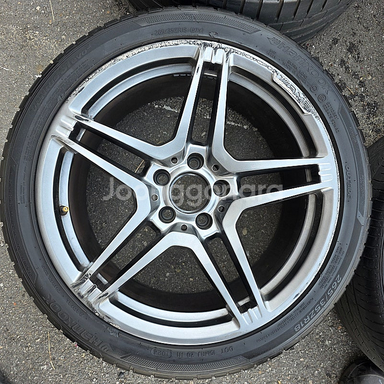 벤츠 18인치 ST 중고 휠타이어 245 40 18 / 265 35 18--3