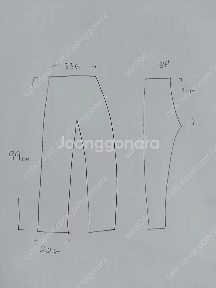 여성 캘빈클라인 블랙데님 스트레이트핏청바지25~26인치--6