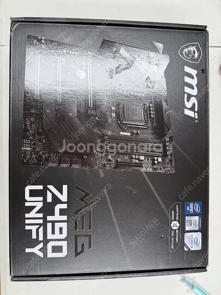 고장난 MSI Z490 MAG 메인보드 팝니다 (핀 휘...--0