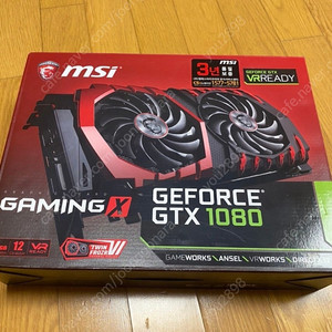 MSI GTX 1080 Gaming X 그래픽카드