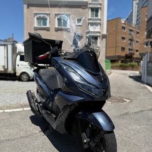 혼다 PCX125 ABS 22년 블루 배달대행 블랙박스