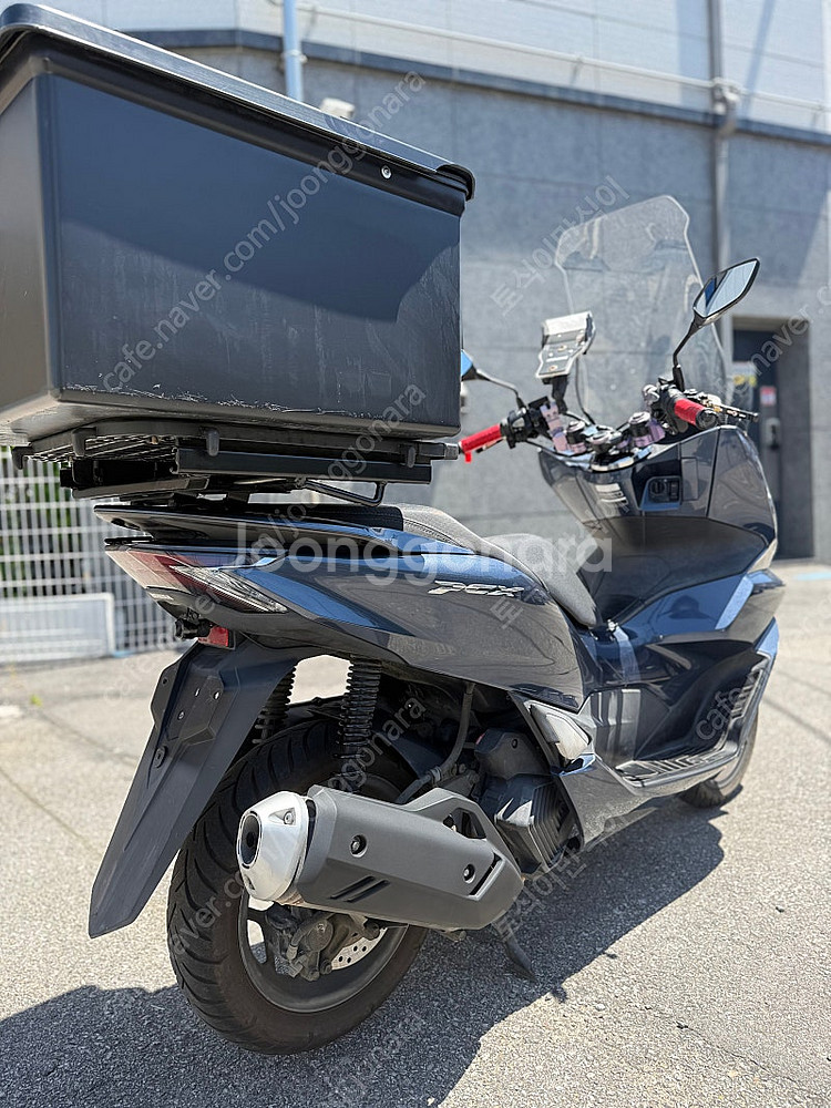 혼다 PCX125 ABS 22년 블루 배달대행 블랙박스--2