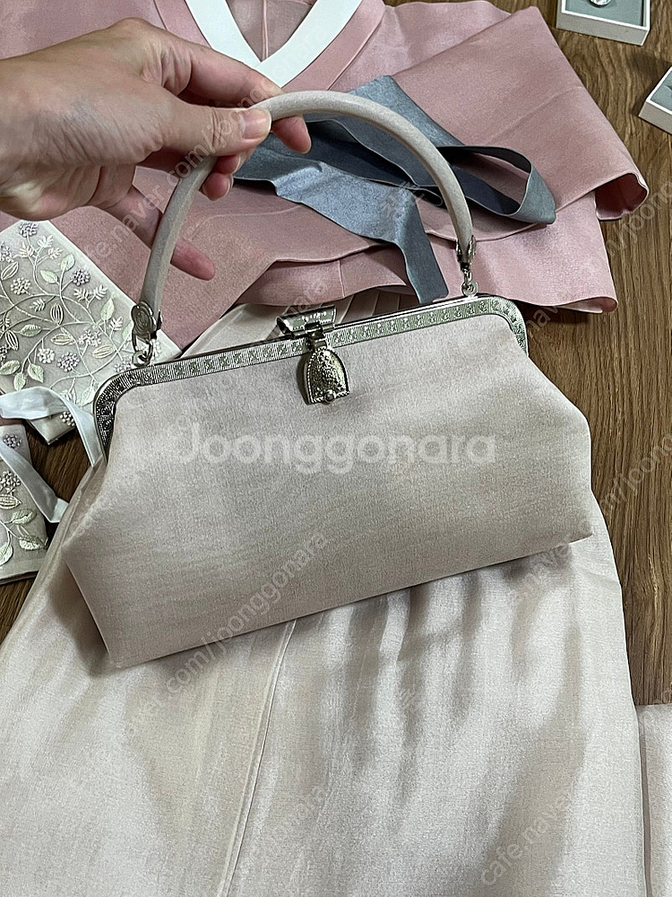운선제 신부 혼주 한복 풀세트(저고리/치마/신발/가방)...--6