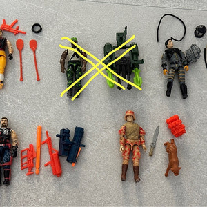 지아이 유격대 (gi joe)(지아이조) 올드 피규어 판매