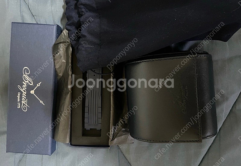 브레게 5517 마린 청판 화이트골드 풀셋--8