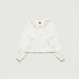 더바넷 ruffle 블라우스 프리