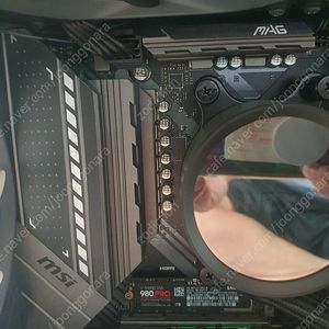 라이젠 5800x cpu, msi b550m mortar 메인보드, 삼성 ssd 1테라, 갤럭시 rtx3080 sg 4팬 그래픽카드, 시소닉 gm850 power