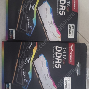 TeamGroup T-Force DDR5-6000 CL38 Delta RGB 화이트 64G(2*32g) 패키지