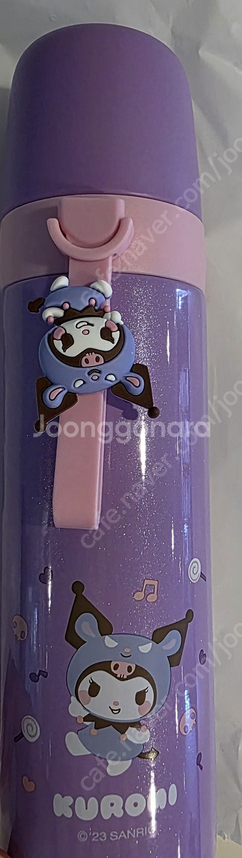 산리오 물통 보온병 쿠로미 500ml 새상품--0