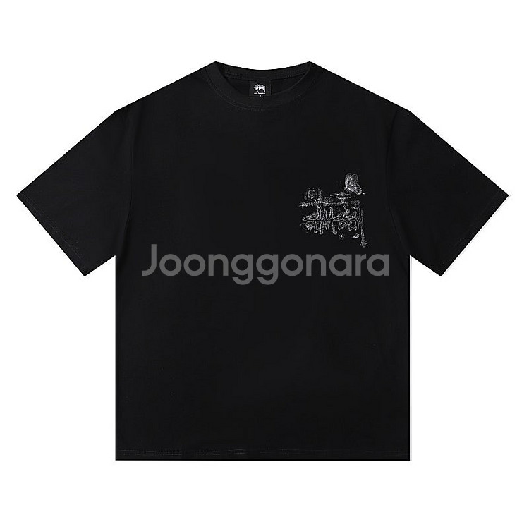 하이포인트 [Stussy] 스투시 인 블룸 티셔츠 화이...--5