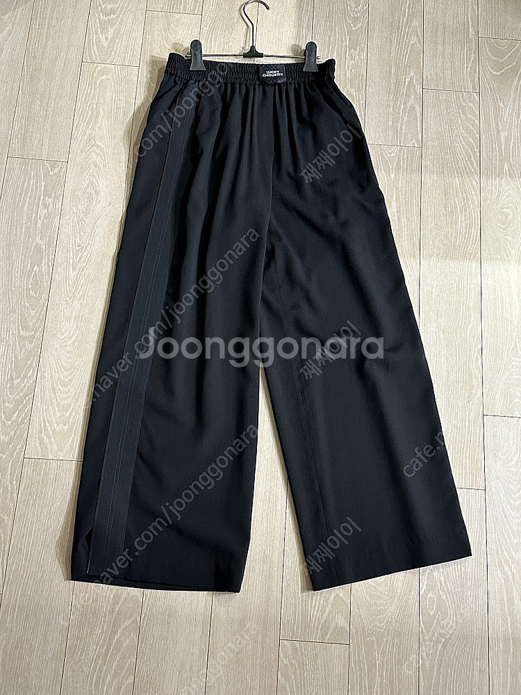 *가격인하[럭키슈에뜨]오비 포인트 밴딩 팬츠(블랙)--1