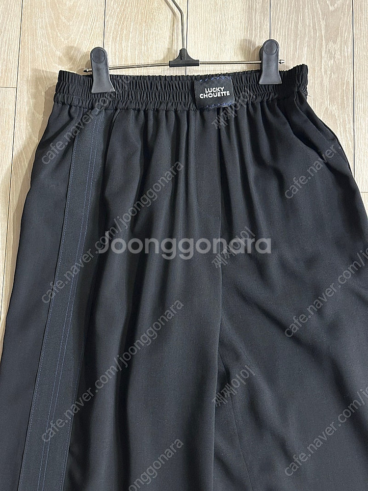 *가격인하[럭키슈에뜨]오비 포인트 밴딩 팬츠(블랙)--3