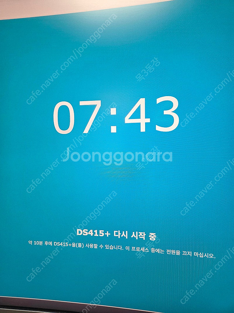 SYNOLOGY DS415+ & 레드 하드 2개 팜--5