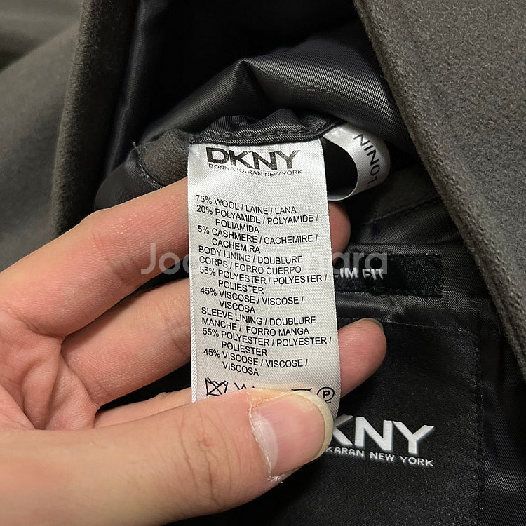 DKNY 도나카란 여성 슬림핏 캐시미어 맥코트 38 (...--4