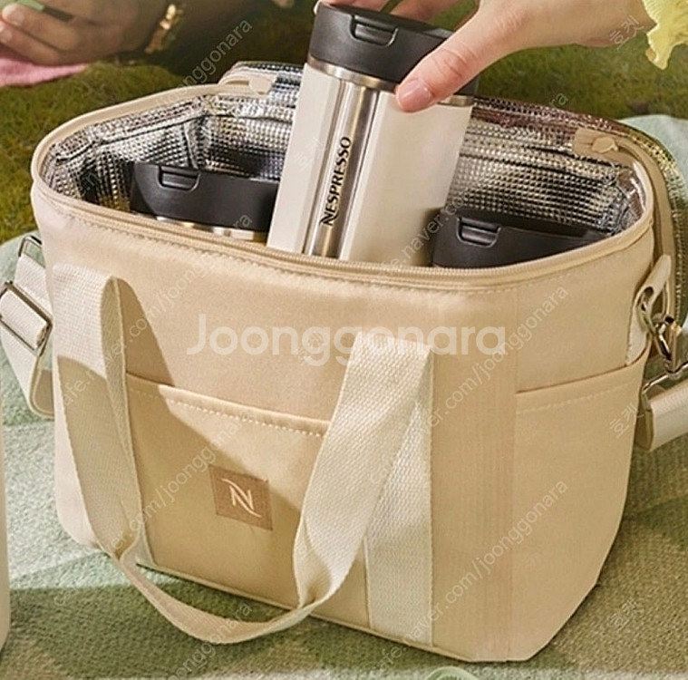 (새상품)네스프레소 쿨러백 2개 일괄 네스프레소 보냉백...--0