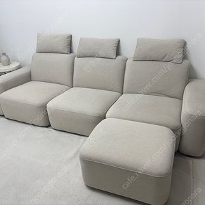 [쇼파4인용+스툴] 비앙스 밴 4인용 모듈 아쿠아텍스 소파