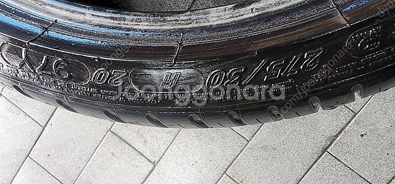 미쉐린 PS3 ZP MOE * 중고 타이어 1본 팝니다--4