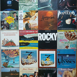 LP OST (3) (영화, 뮤지컬, 애니메이션) 존 윌리엄스, 미셸 르그랑, 로저스&해머스타인, 엘머 번스타인 등
