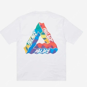 팔라스 트라이비전 티셔츠 화이트 - 22SS Palace Tri-Visions T-Shirt White - 22SS 미디움