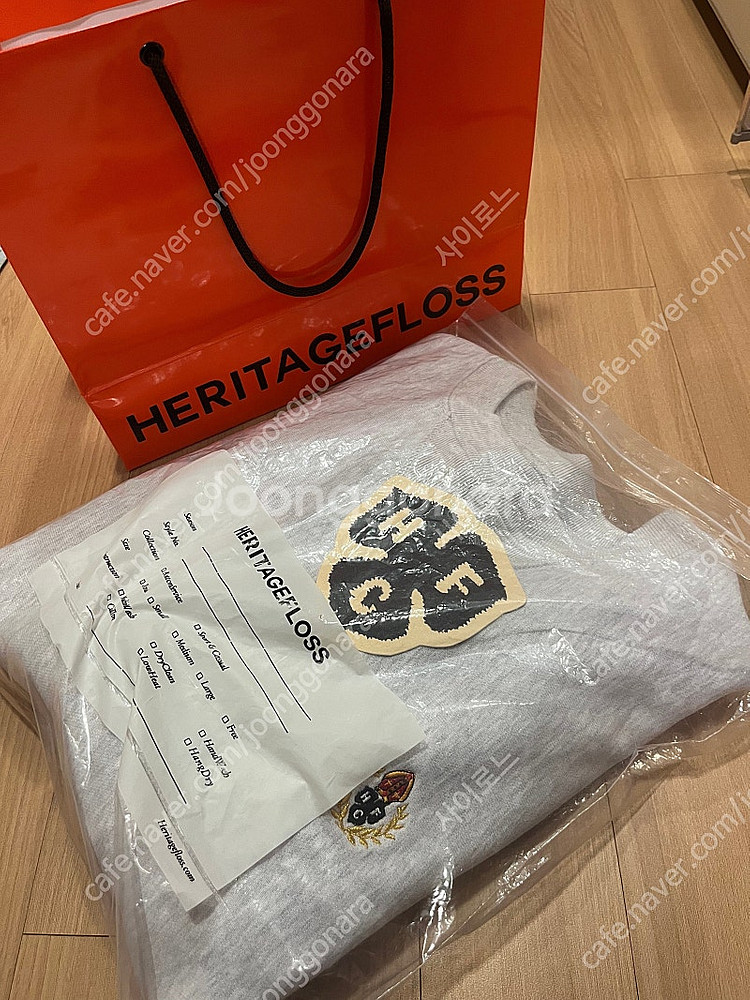 헤리티지플로스 맨투맨 S--1