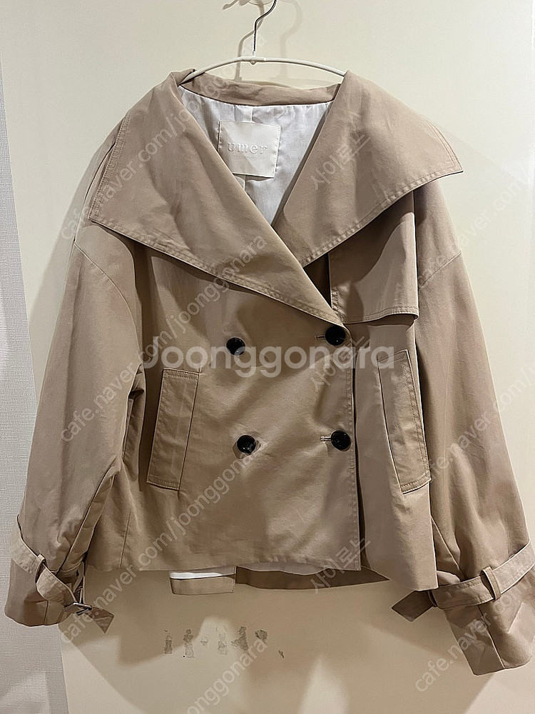 유메르 하프 트렌치 자켓--0