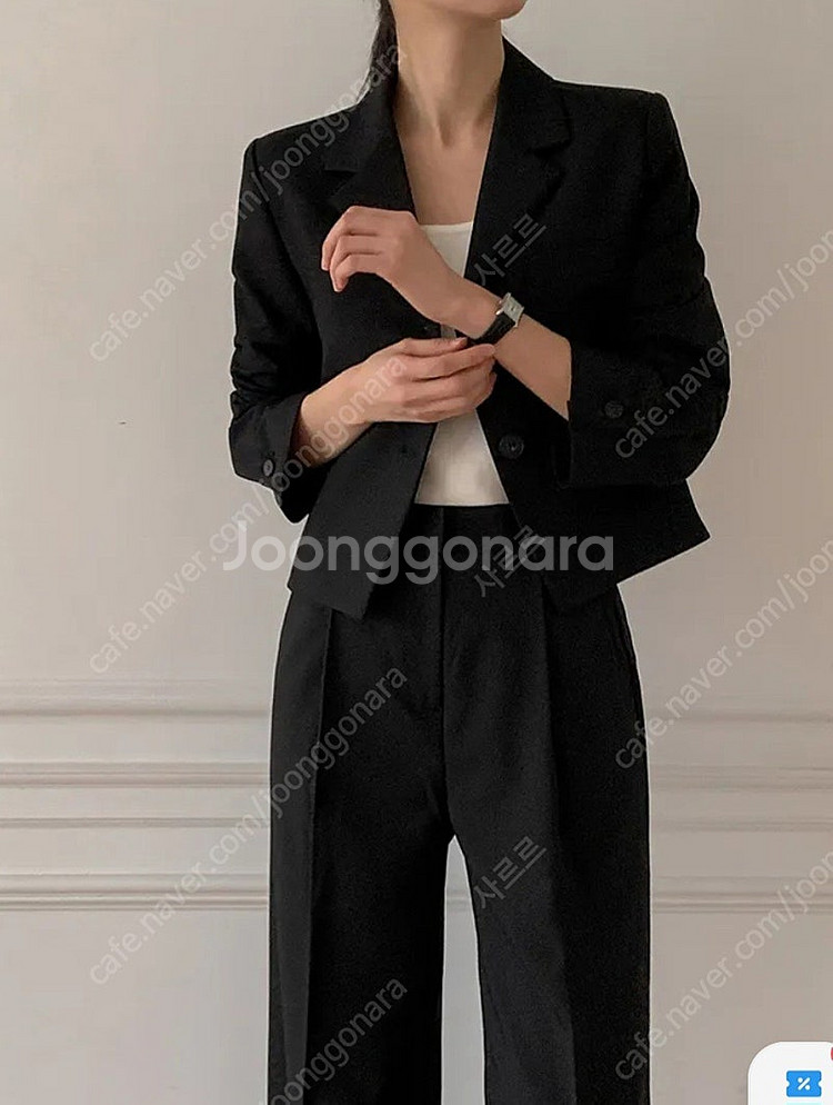 베니토 데일리 모먼트 크롭자켓 s--0
