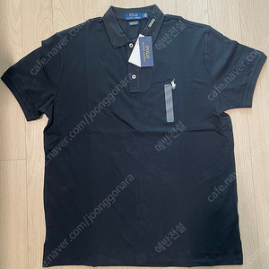 [새제품] 폴로 랄프로렌 Polo Ralph Lauren 카라티 블랙 L 택포 7.5