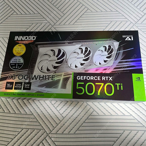 inno3D RTX 5070ti x3 화이트 미개봉 팝니다
