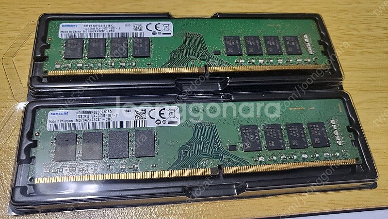 삼성 메모리 램 DDR4 16기가 4개--0