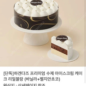 하겐다즈 프리미엄 아이스크림 케이크 리얼블랑