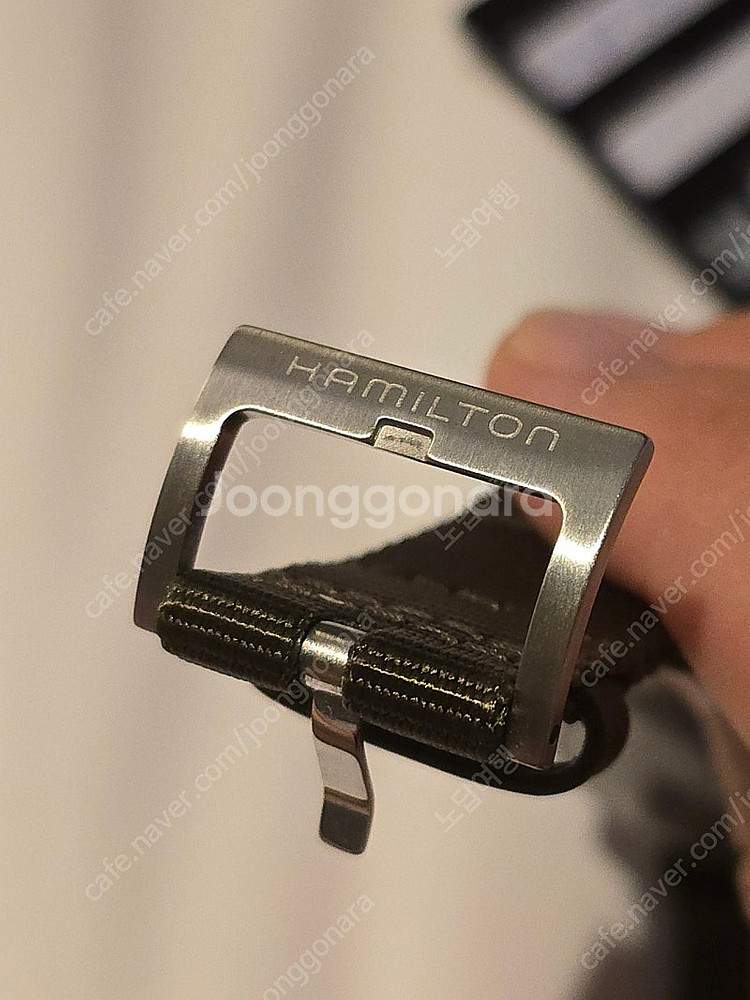 해밀턴 카키 필드 38mm 브라운 다이얼 쿼츠--4