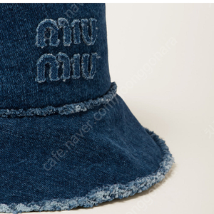 미우미우 장원영 데님 버킷햇 M