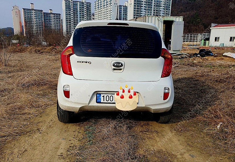 개인 양호한 [올뉴모닝 디럭스스페셜 선루프 오토] 화이트색상 자동차 380만에 싸게 팝니다/블랙박스,후카,기타 사제... 이미지