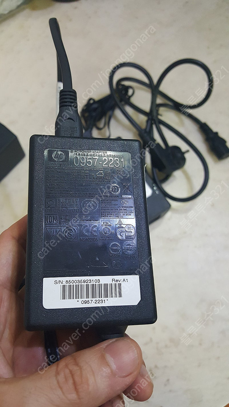 HP 프린터 어댑터 0957-2231 (32V 375mA/16V 500mA) (대구 직거래, 택배거래) 이미지