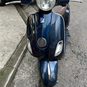 베스파 LX 125 스쿠터 오토바이 125cc 센터 엔진 전검 완료 엔진 상태 좋아요!