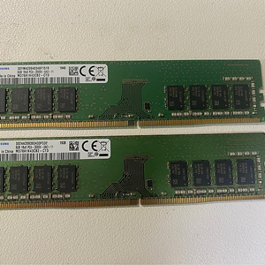 삼성 시금치 DDR4-2666 8G X 2 (C다이 19년도 후반) 고수율