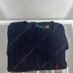 백화점 정품 폴로 랄프로렌 케이블 니트 네이비L(QR)
