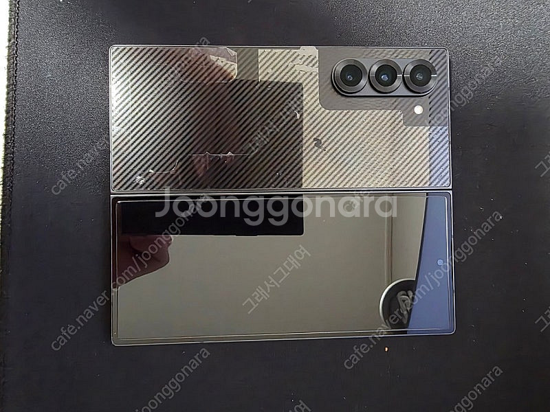 갤럭시폴드 6 크레프크 블랙 512기가 올갈이 초sss급 팝니다.풀박스o--0