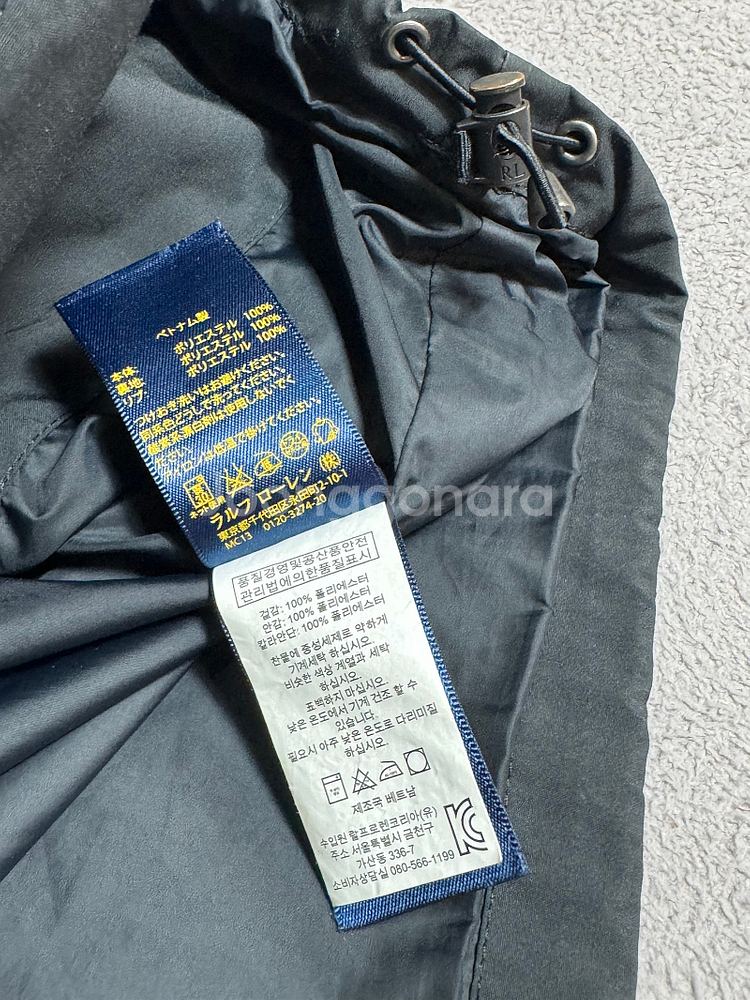 M 100 polo 폴로 랄프로렌 블랙 윈드브레이커 바...--2