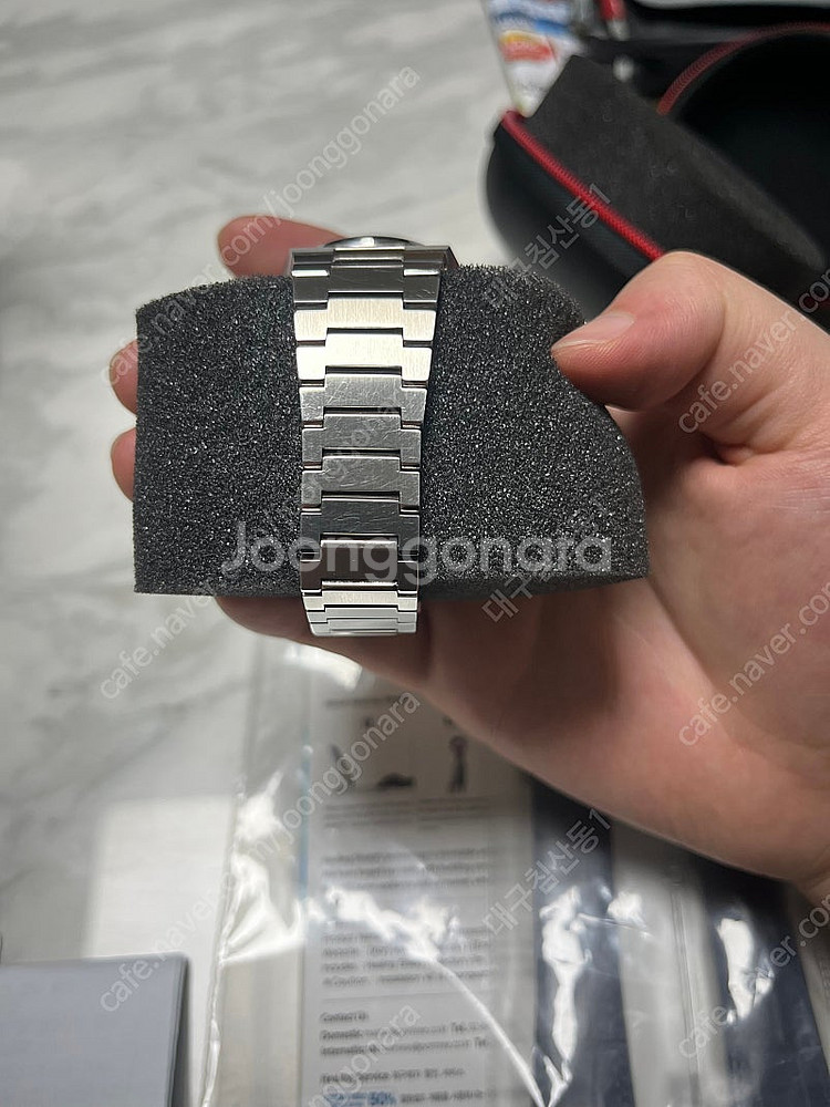 티쏘PRX 파워매틱 아이스블루35MM--3