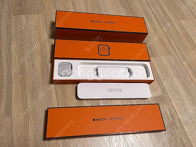애플워치8 에르메스 누아 41mm 팝니다.--4