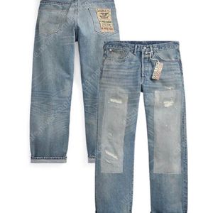 RRL 빈파포 미드랜드 셀비지 진 더블알엘 25fw