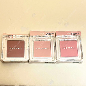 주디돌 블러셔 미개봉 새제품 수박 핑크, 브라운블러셔
